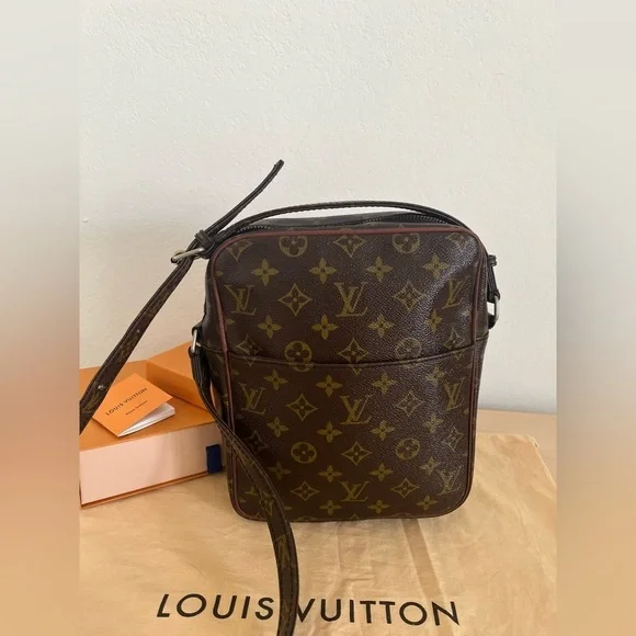 Louis Vuitton Marceau Shoulder Crossbody Messenger Bag Unisex Rare 1970-80 EUC - Picture 15 of 17